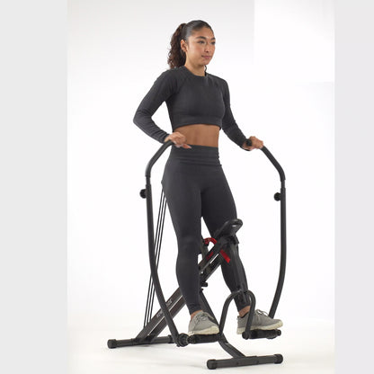 Sunny Health & Fitness Full Body Adjustable Multifunction Smart Row-N-Ride® Trainer