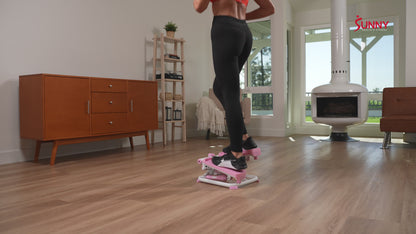 Sunny Health & Fitness Total Body Pink Stepper Machine