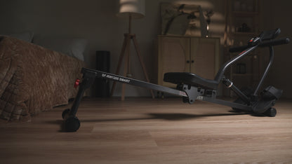 Sunny Health & Fitness SMART Compact Adjustable Rowing Machine