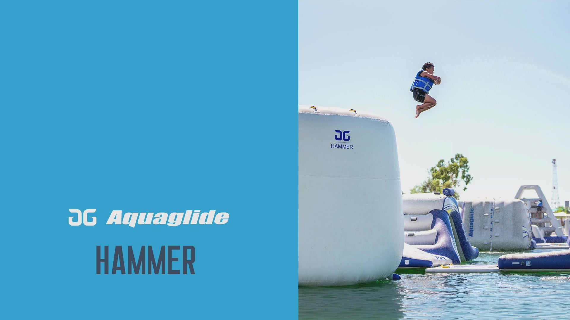Aquaglide Hammer Inflatable Jump Station