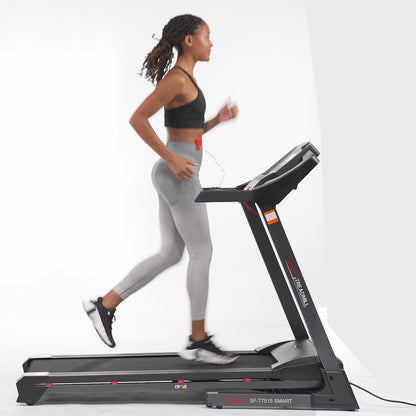 Sunny Health & Fitness Premium Smart Treadmill with Auto Incline