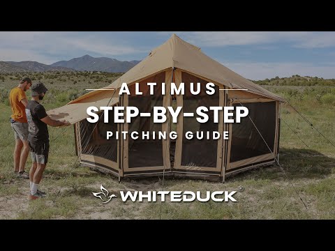 WhiteDuck Outdoors 18' Altimus Bell Tent | 4-Season Luxury Camping Tent