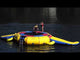 Island Hopper 15' Gator Water Park with Classic Water Trampoline