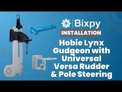 Hobie Lynx  Gudgeon with Universal Versa Rudder™ Adapter and Pole Steering
