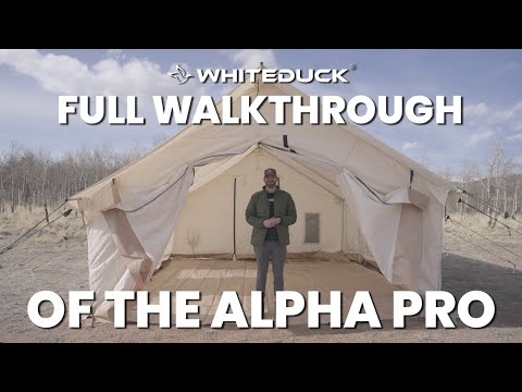 White Duck Outdoors Alpha Pro Wall Tent – 16' x 20' (4-Season)
