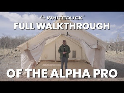 White Duck Outdoors Alpha Pro Wall Tent – 16' x 20' (4-Season)