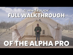 White Duck Outdoors Alpha Pro Wall Tent – 16' x 20' (4-Season)