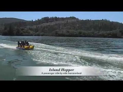 Island Hopper 6 Person Elite Class Side-by-Side Banana Boat Towable Tube