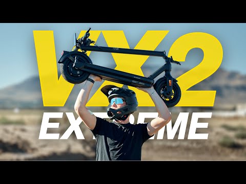 VMAX VX2 Extreme Electric Scooter – Long Range Commuter Scooter with Suspension & TFT Display