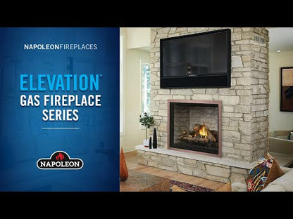 Napoleon Elevation Direct Vent Gas Fireplace with 36" Tempered Glass [E36/42N/PTE]