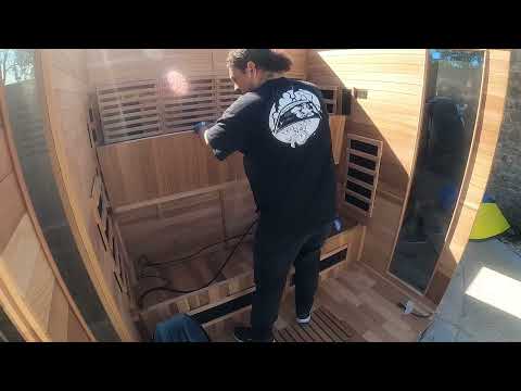 Medical Saunas Nature 9 Plus Hybrid Outdoor Sauna (Six Person)