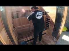 Medical Saunas Nature 9 Plus Hybrid Outdoor Sauna (Six Person)