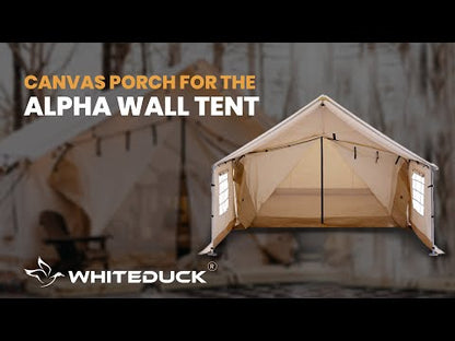 WhiteDuck Outdoors Canvas Porch for Alpha Wall Tent