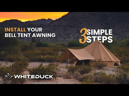 WhiteDuck Outdoors Awning for Bell Tents (Regatta & Avalon Compatible)