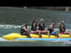 Island Hopper 5 Person Inflatable Banana Boat Towable Tube