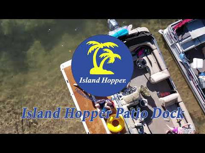 Island Hopper Elite Class Patio Dock 15' x 6' Floating Platform