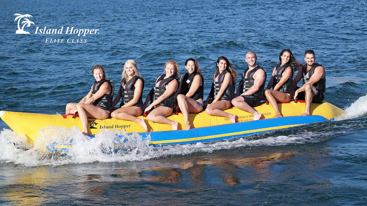 Island Hopper 8 Person Elite Class Inline Banana Boat Towable Tube