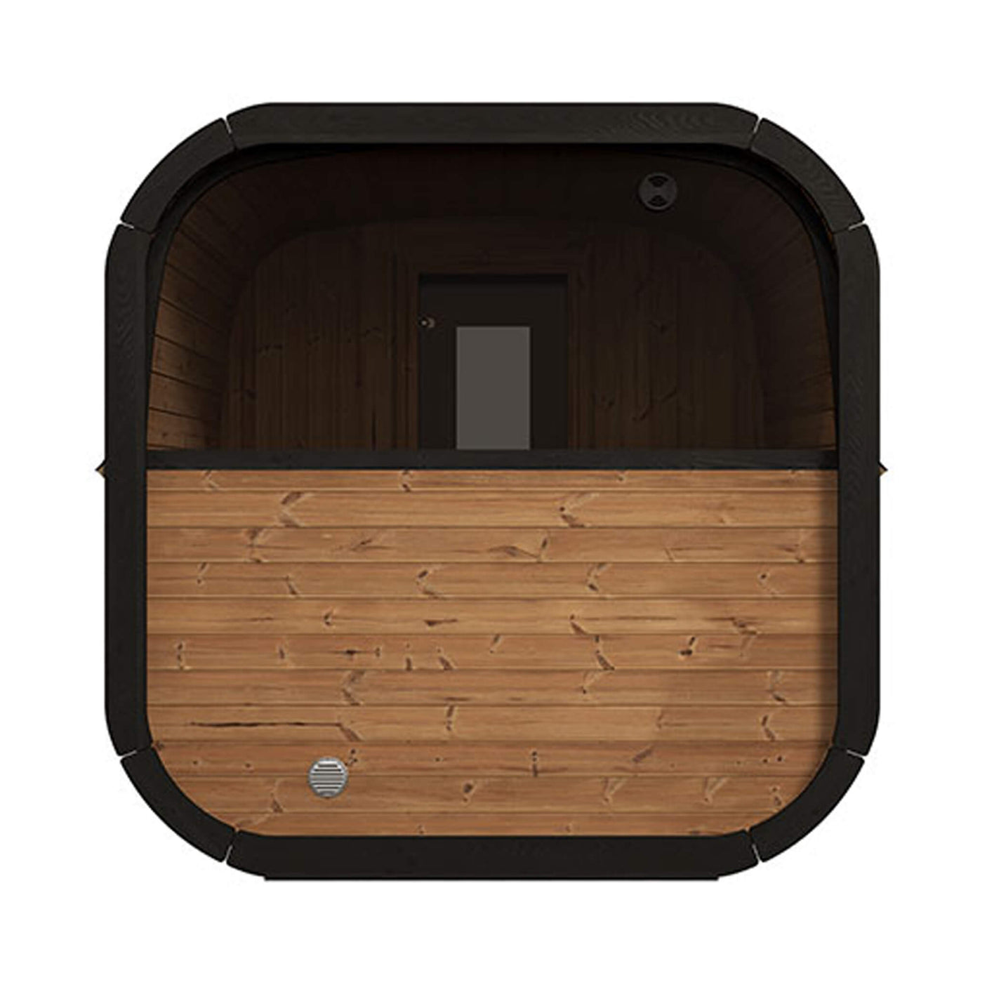 SaunaLife Model CL12GCP Cube-Series Outdoor 8-Person Home Sauna Kit