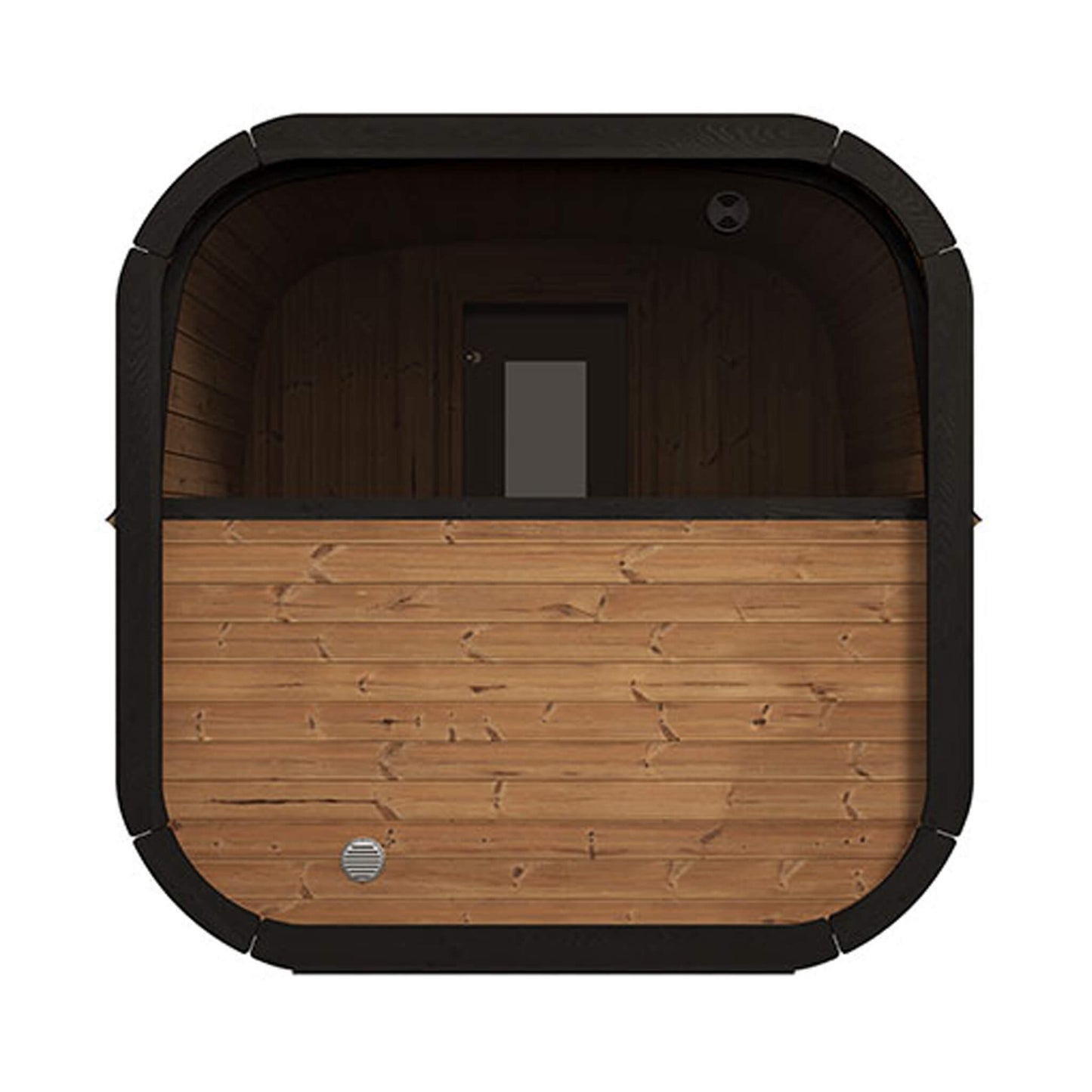 SaunaLife Model CL12GCP Cube-Series Outdoor 8-Person Home Sauna Kit