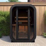 SaunaLife Model CL3G Cube-Series Outdoor 2-Person Home Sauna Kit [CL3G]