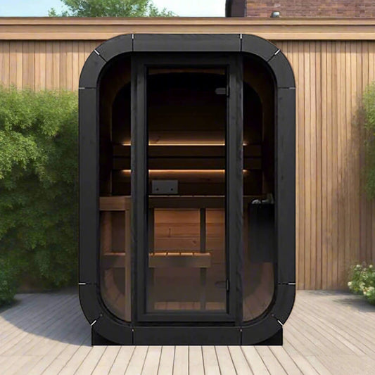 SaunaLife Model CL3G Cube-Series Outdoor 2-Person Home Sauna Kit [CL3G]