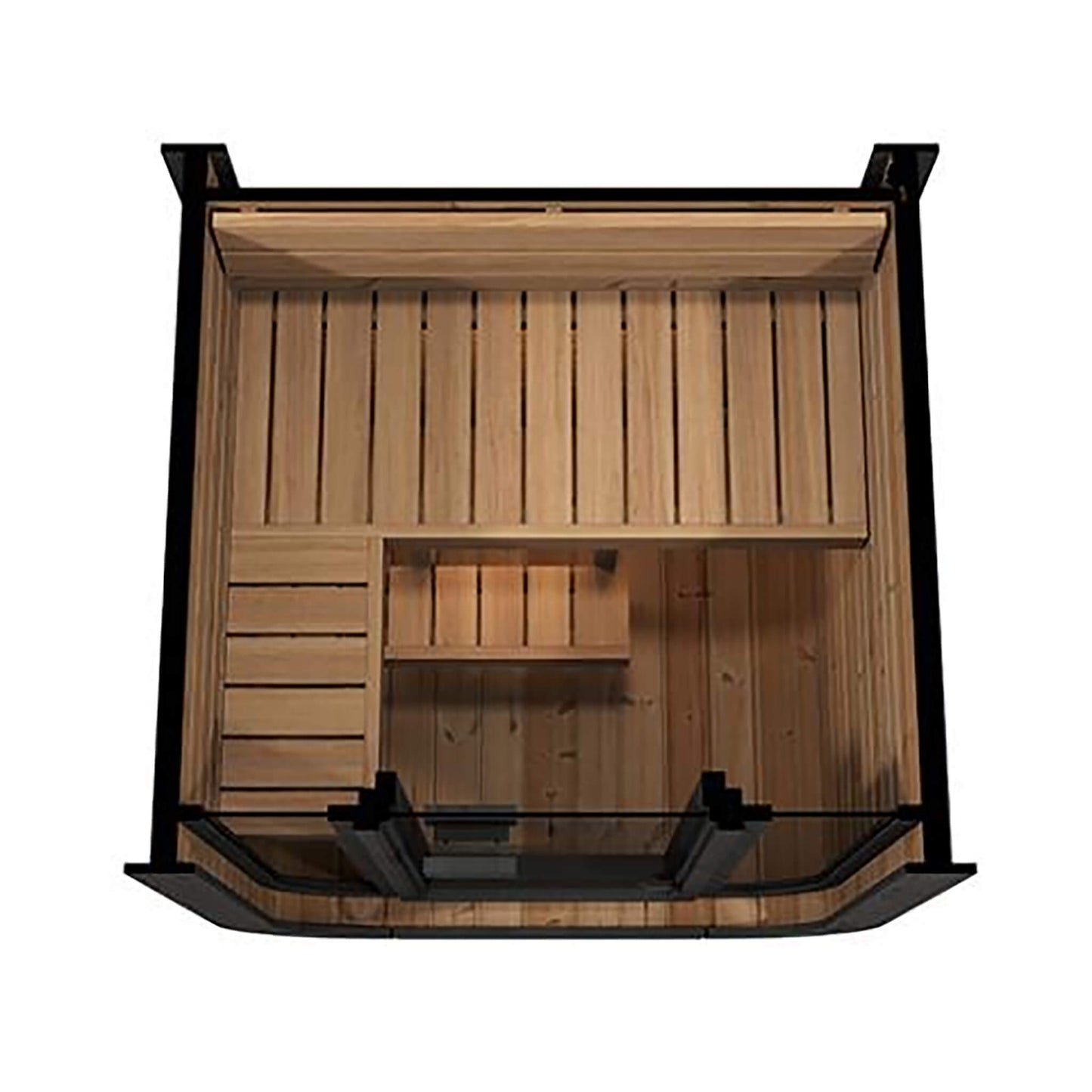 SaunaLife Model CL3G Cube-Series Outdoor 2-Person Home Sauna Kit [CL3G]