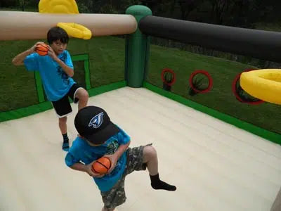 Island Hopper Sports & Hops multi-sport kids bounce house — photo 4