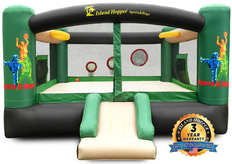 Island Hopper Sports & Hops multi-sport kids bounce house