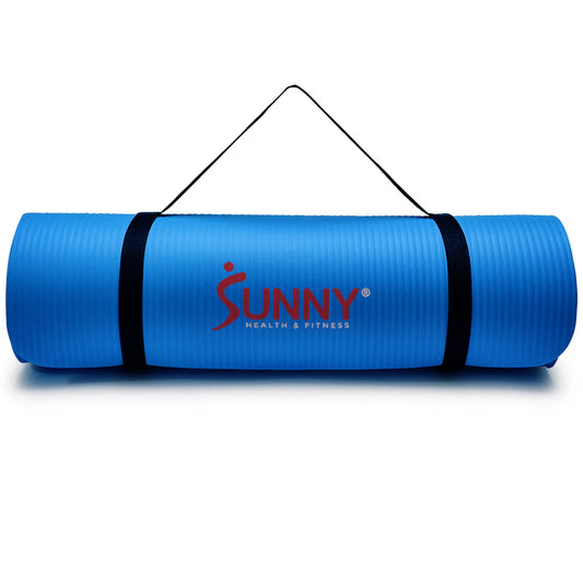 Sunny Health & Fitness Premium 1/2-Inch Extra Thick Exercise Yoga Mat