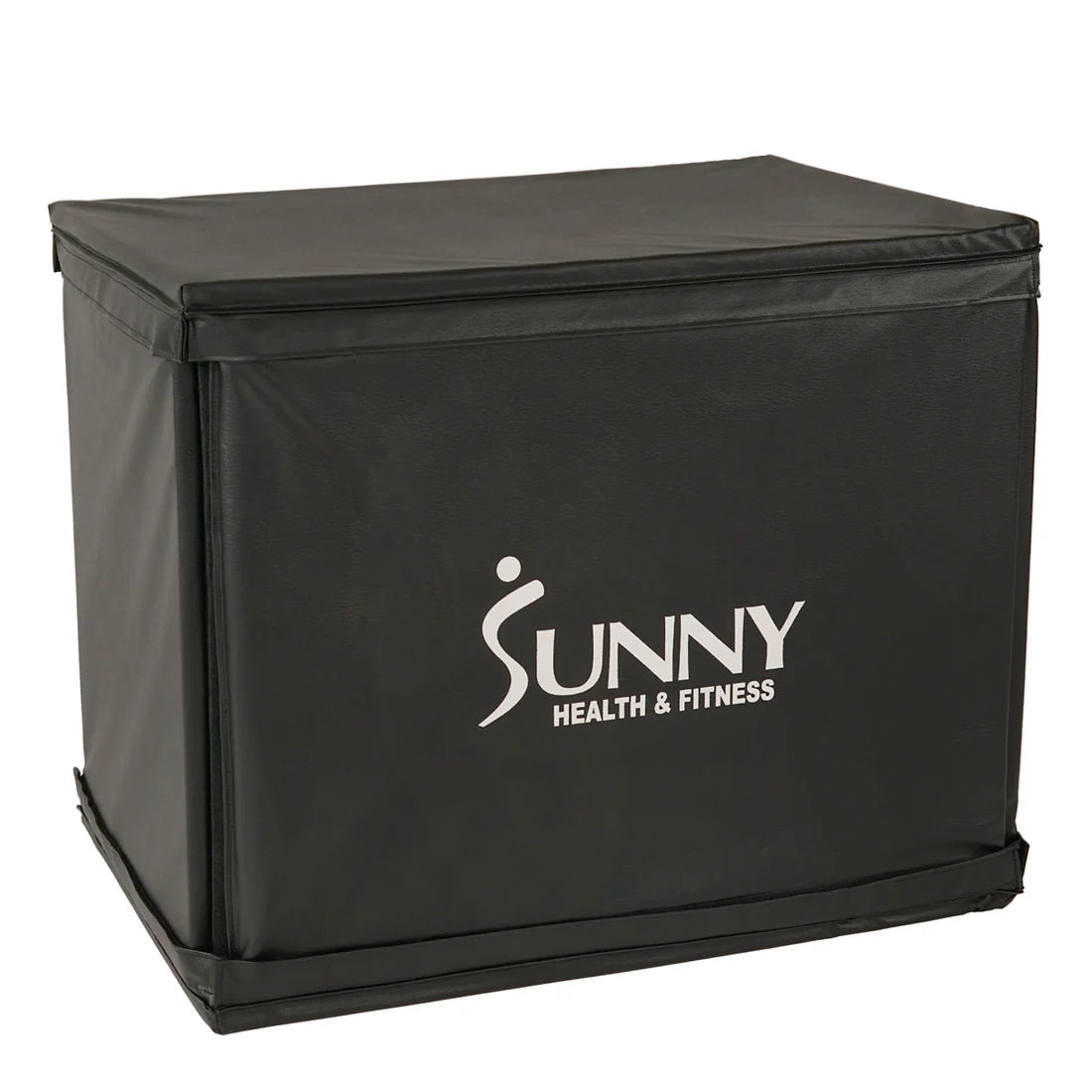 Sunny Health & Fitness Wood Plyo Box with Cover