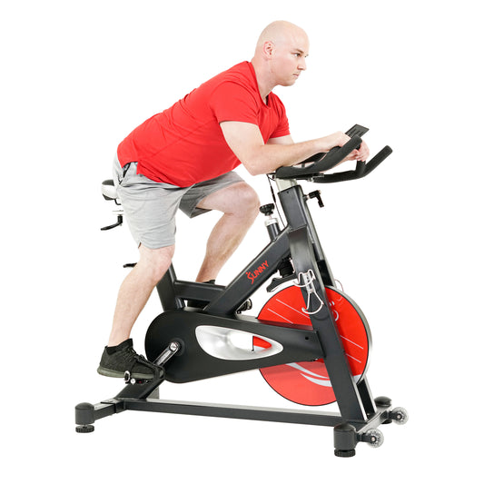 Sunny Health & Fitness Evolution Pro II Magnetic Belt Drive Indoor Cycling Bike