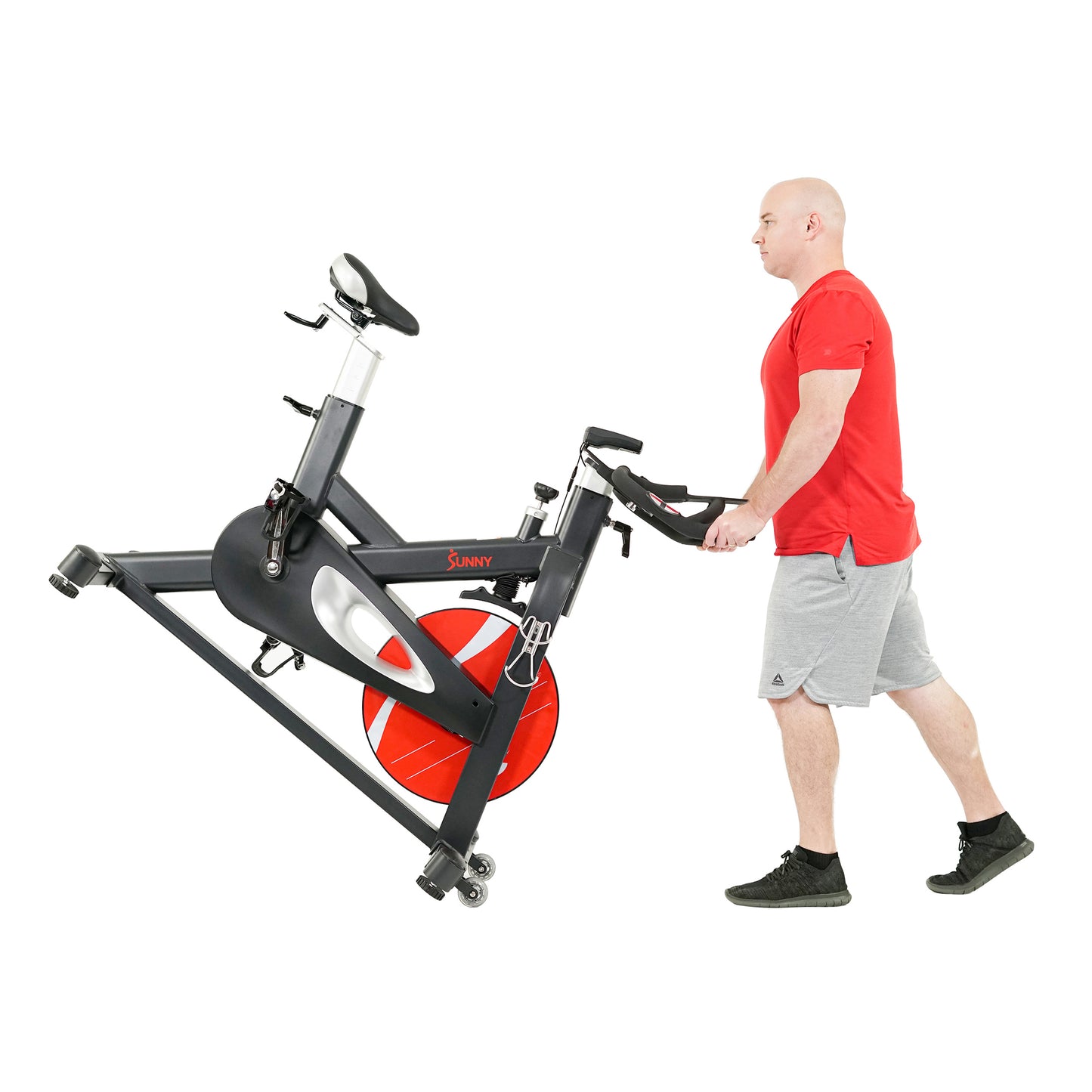 Sunny Health & Fitness Evolution Pro II Magnetic Belt Drive Indoor Cycling Bike