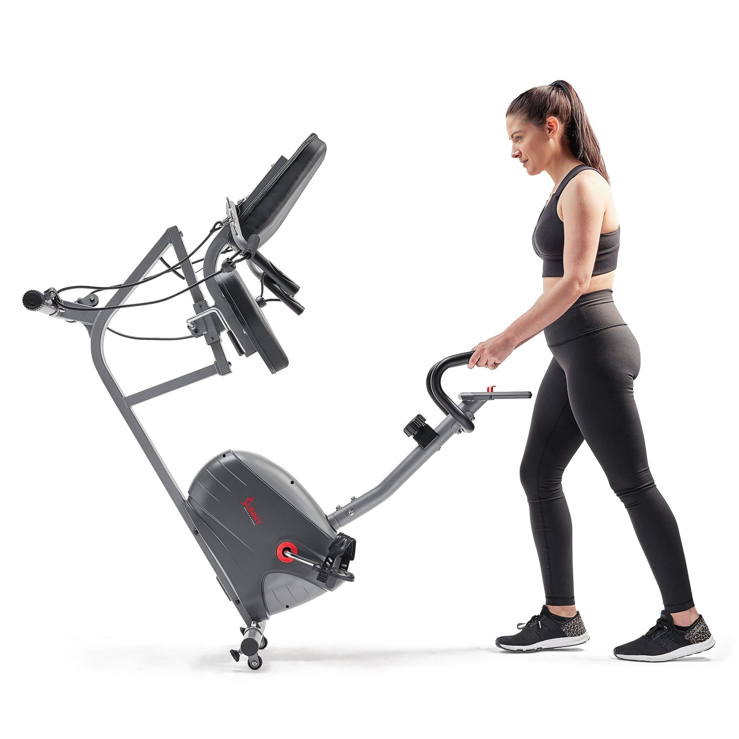 Sunny Health & Fitness Performance Smart Recumbent Exercise Bike