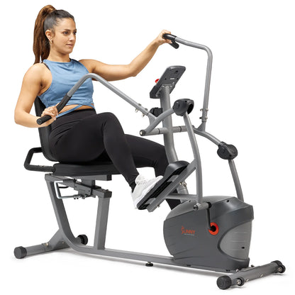 Sunny Health & Fitness Performance Interactive Series Recumbent Elliptical