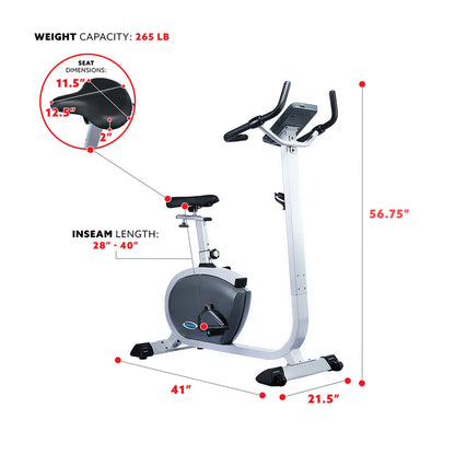 Sunny Health & Fitness ASUNA 4200 Upright Bike