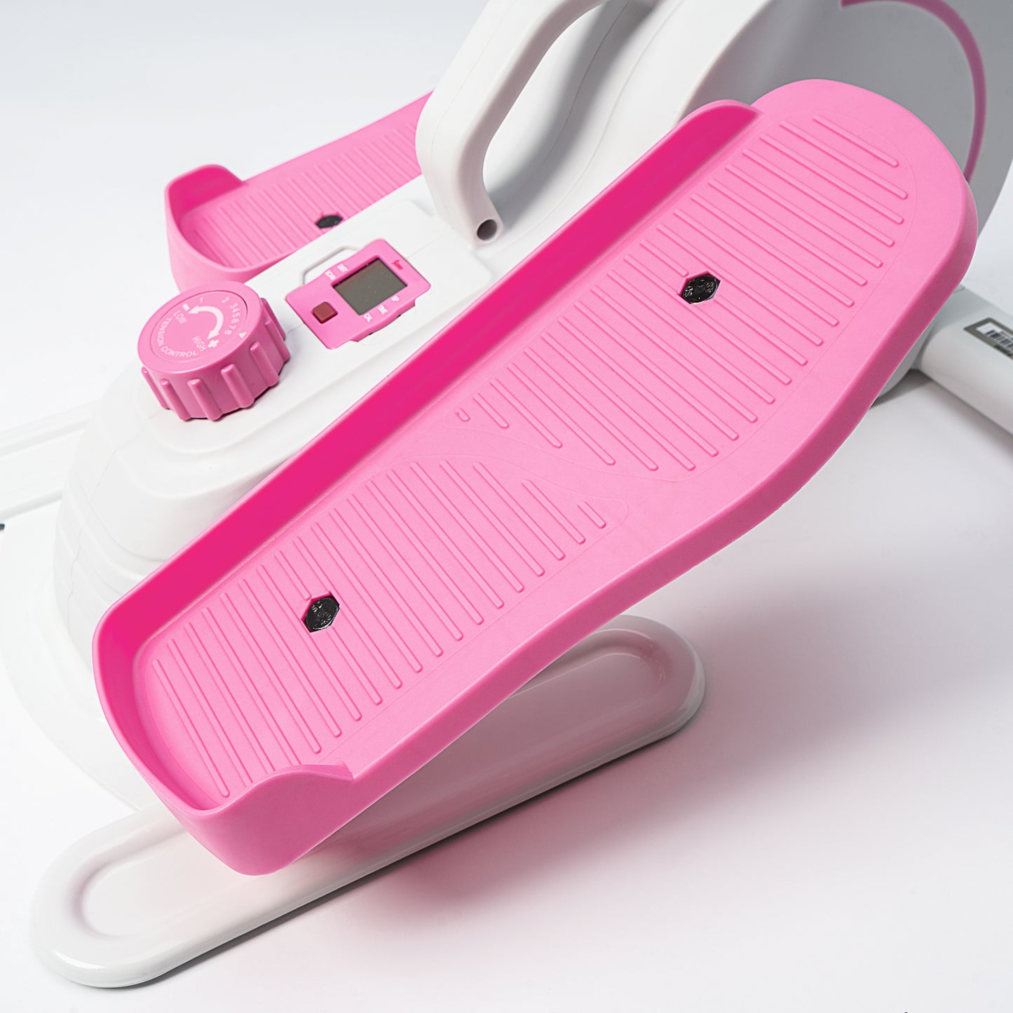 Sunny Health & Fitness Pink Under Desk Elliptical Machine