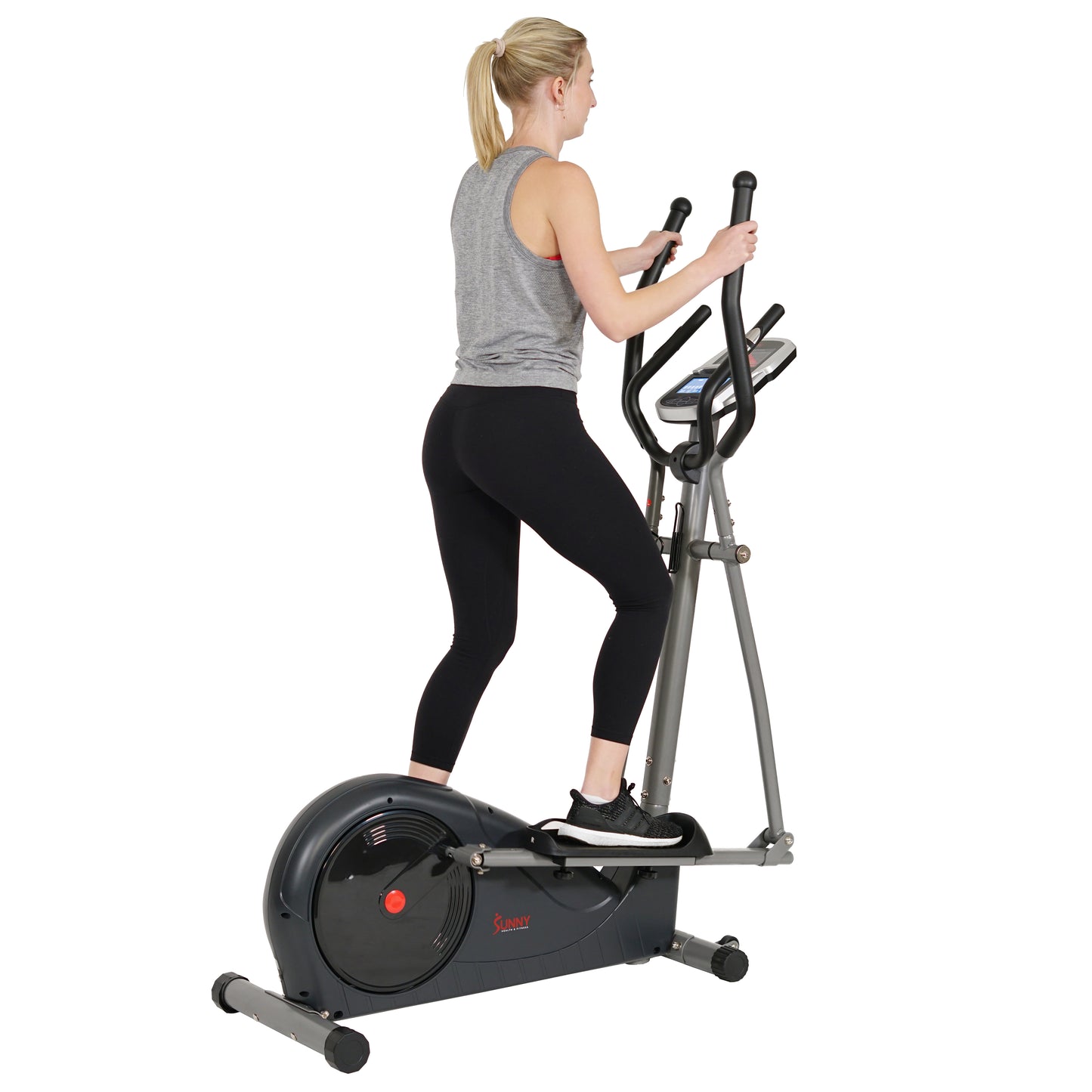 Sunny Health & Fitness Pre-Programmed Elliptical Trainer