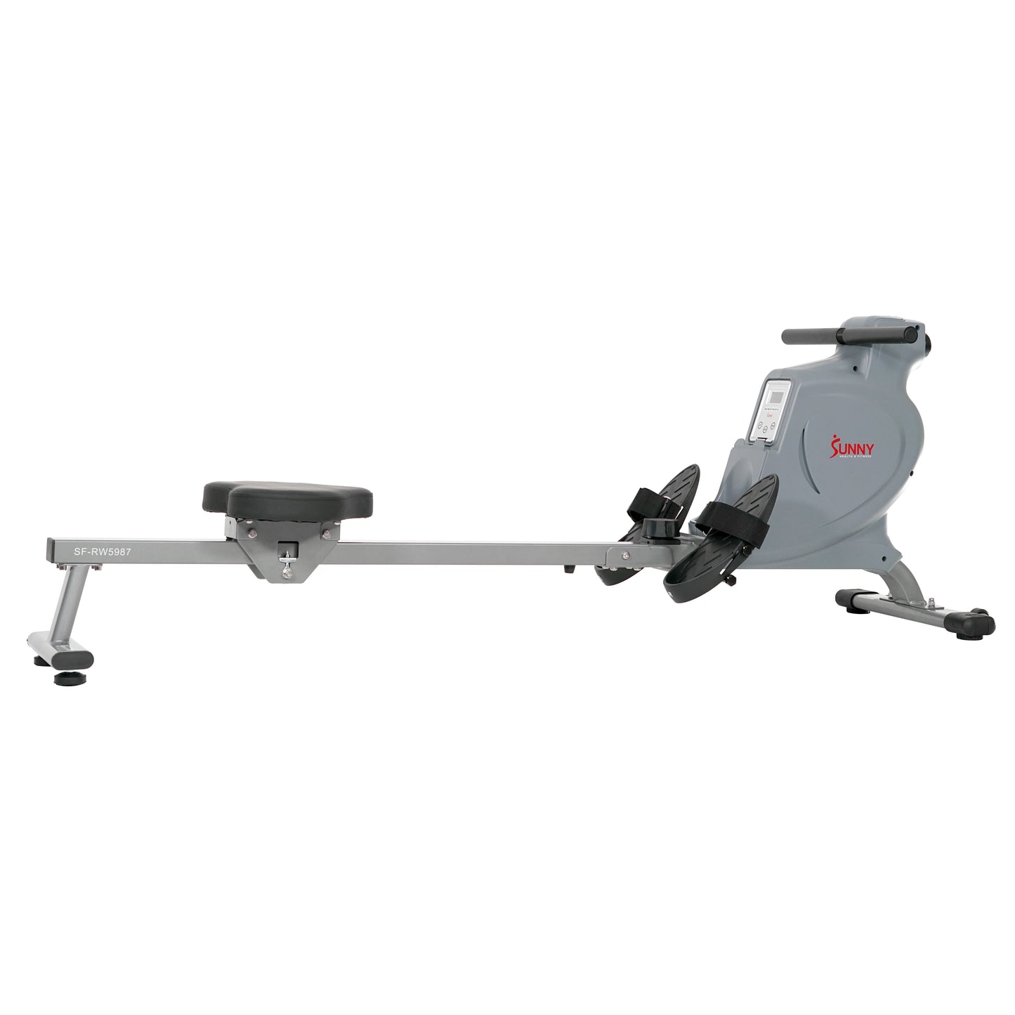 Sunny Health & Fitness Space Efficient Convenient Magnetic Rowing Machine