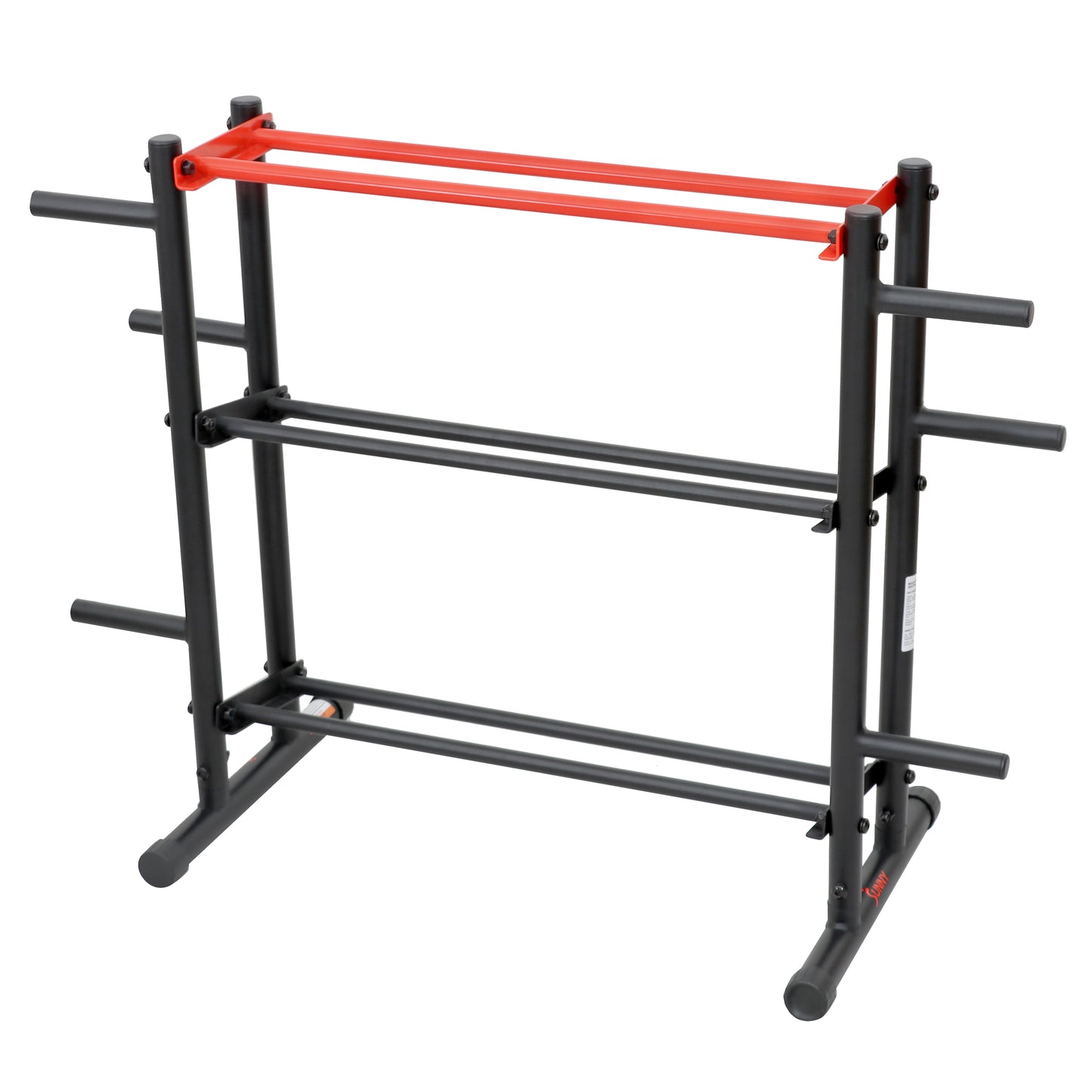 Sunny Health & Fitness Multi-Weight Storage Rack Stand