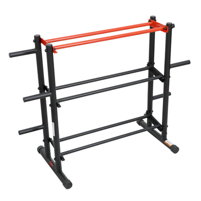 Sunny Health & Fitness Multi-Weight Storage Rack Stand