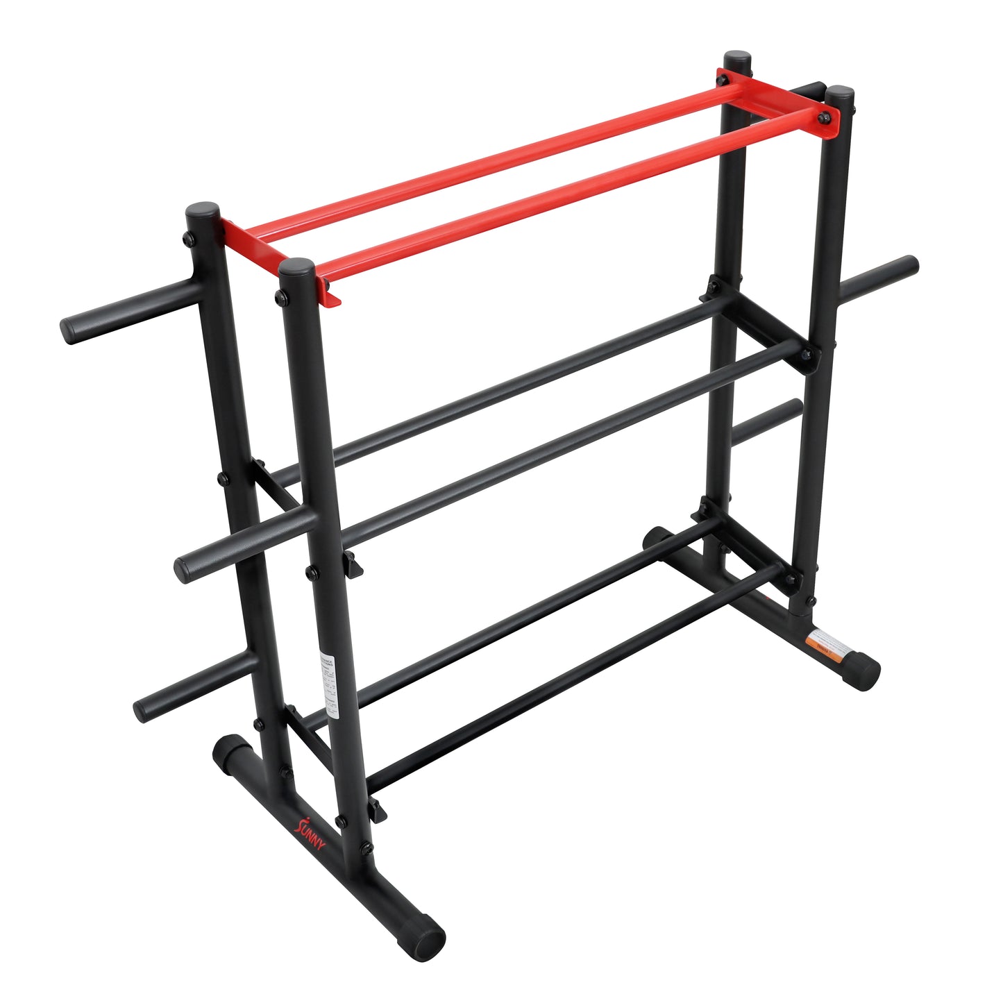 Sunny Health & Fitness Multi-Weight Storage Rack Stand