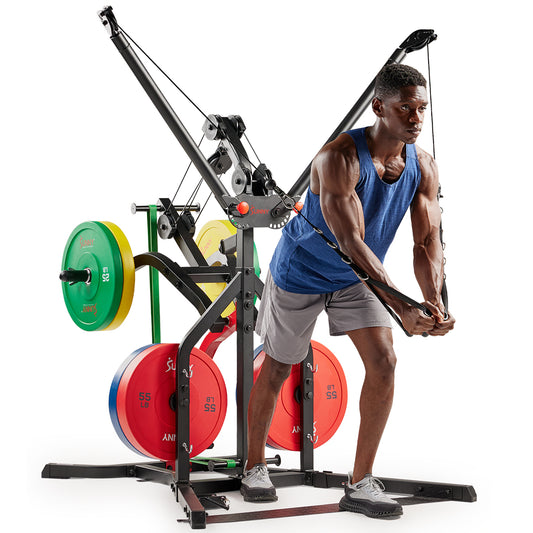 Sunny Health & Fitness Multifunctional Strength Training Home Gym