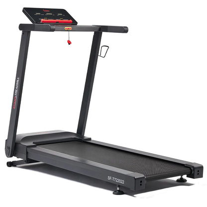 Sunny Health & Fitness Interactive Slim Auto Incline Treadmill with Bluetooth