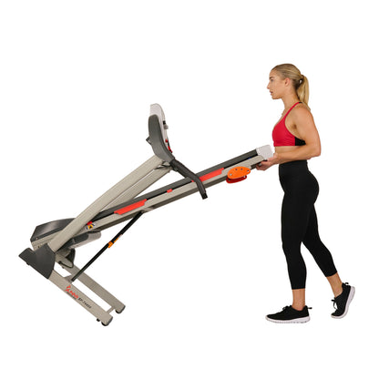 Sunny Health & Fitness Smart Treadmill with Auto Incline