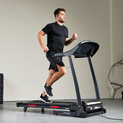 Sunny Health & Fitness Premium Folding Auto-Incline Smart Treadmill with Exclusive SunnyFit® App Enhanced Bluetooth Connectivity