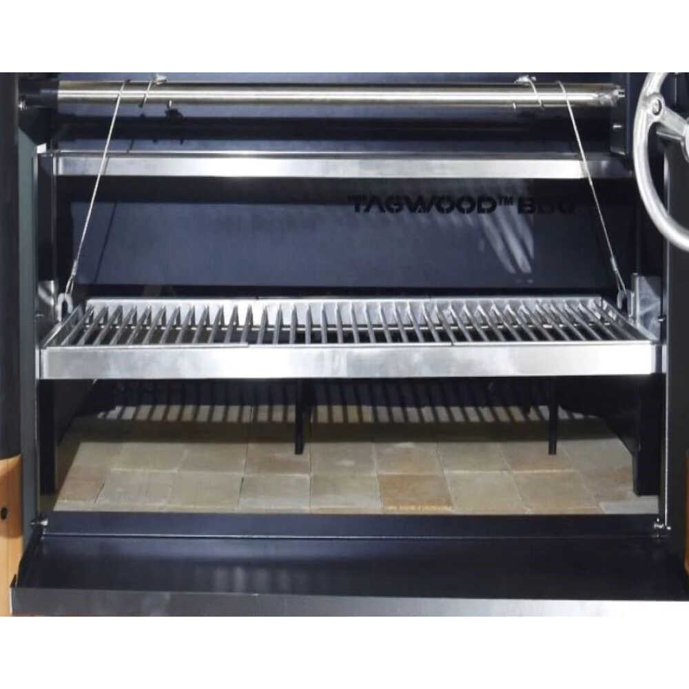 Tagwood BBQ Argentine Santa Maria Style Wood Fire & Charcoal Gaucho Grill – BBQ02SI Chief Series