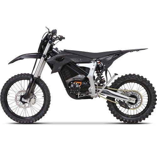 MotoTec Venom 72 V 12,000 W Electric Dirt Bike – Black
