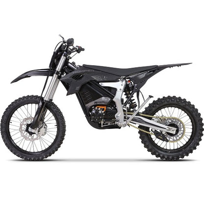 MotoTec Venom 72 V 12,000 W Electric Dirt Bike – Black