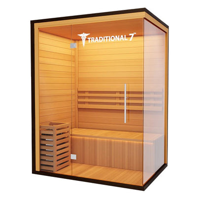 Medical Saunas | Traditional 7 v2a Medical Sauna | Ultimate Stress Relief