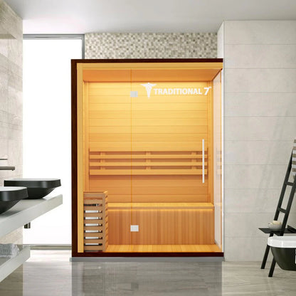 Medical Saunas | Traditional 7 v2a Medical Sauna | Ultimate Stress Relief